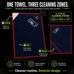 Magna-Anchor™ Magnetic Golf Towel | Stubby (16×24)
