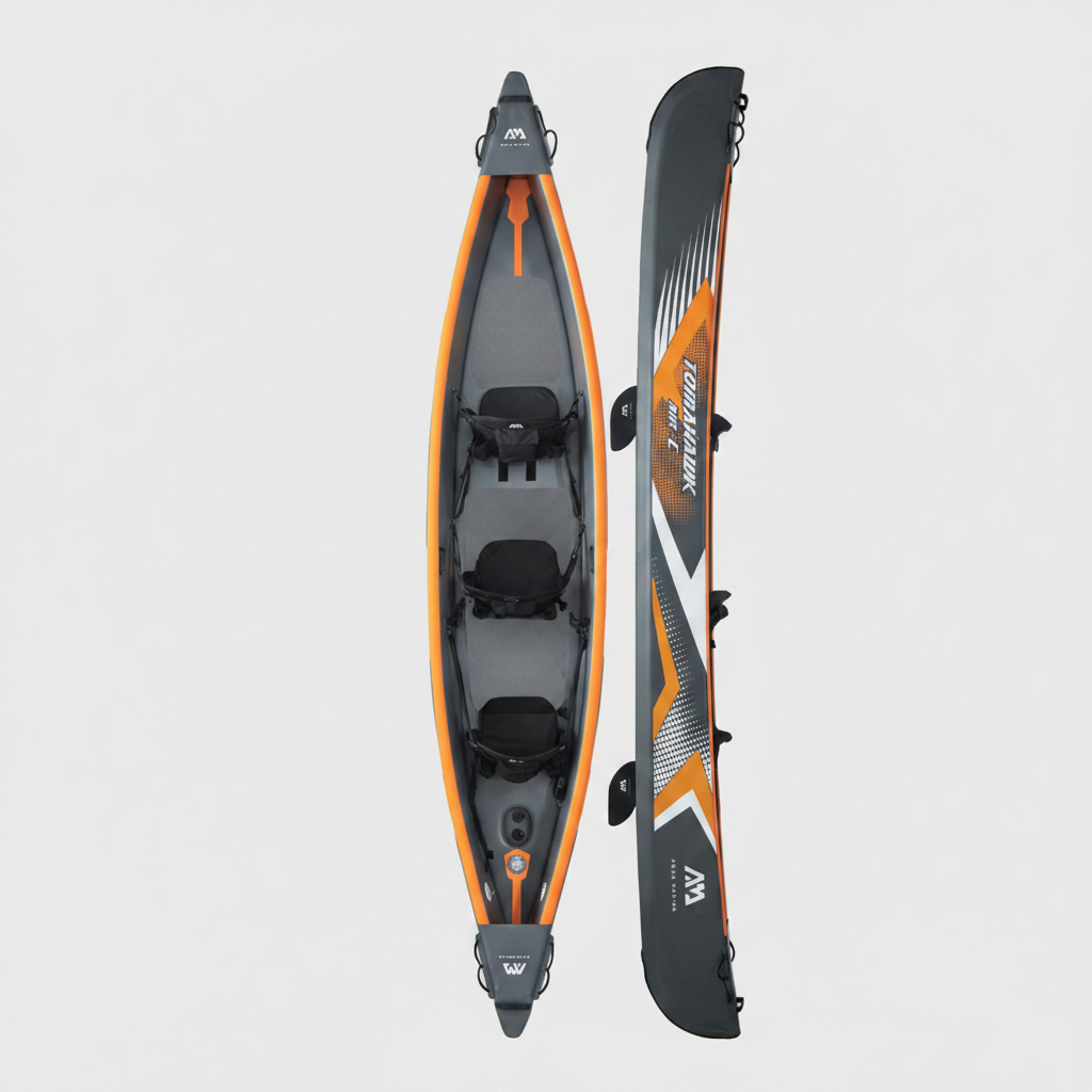 Aqua Marina TOMAHAWK AIR-C 15'8" Inflatable High Pressure Speed Kayak/Canoe