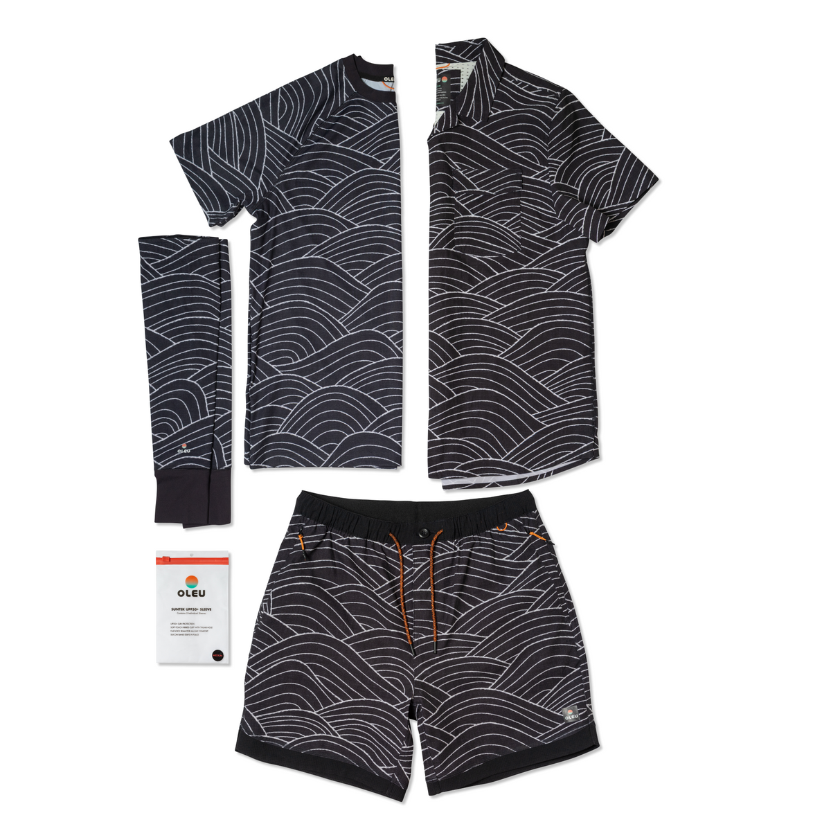 OLEU SUNSPORT™ UV ARM SLEEVES | STORM CARBON