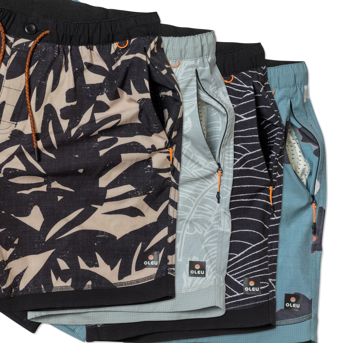 OLEU ALL-SHORT™ 6" INSEAM I 16.5" OUTSEAM | RAINFOREST SEA GREEN