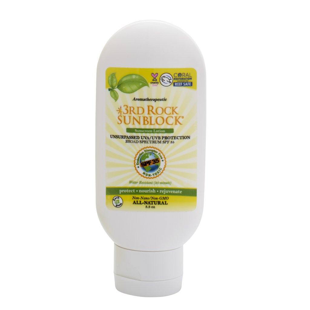 3rd Rock Sunblock® Sunscreen Lotion Aromatherapeutic | Zinc Oxide 35 SPF