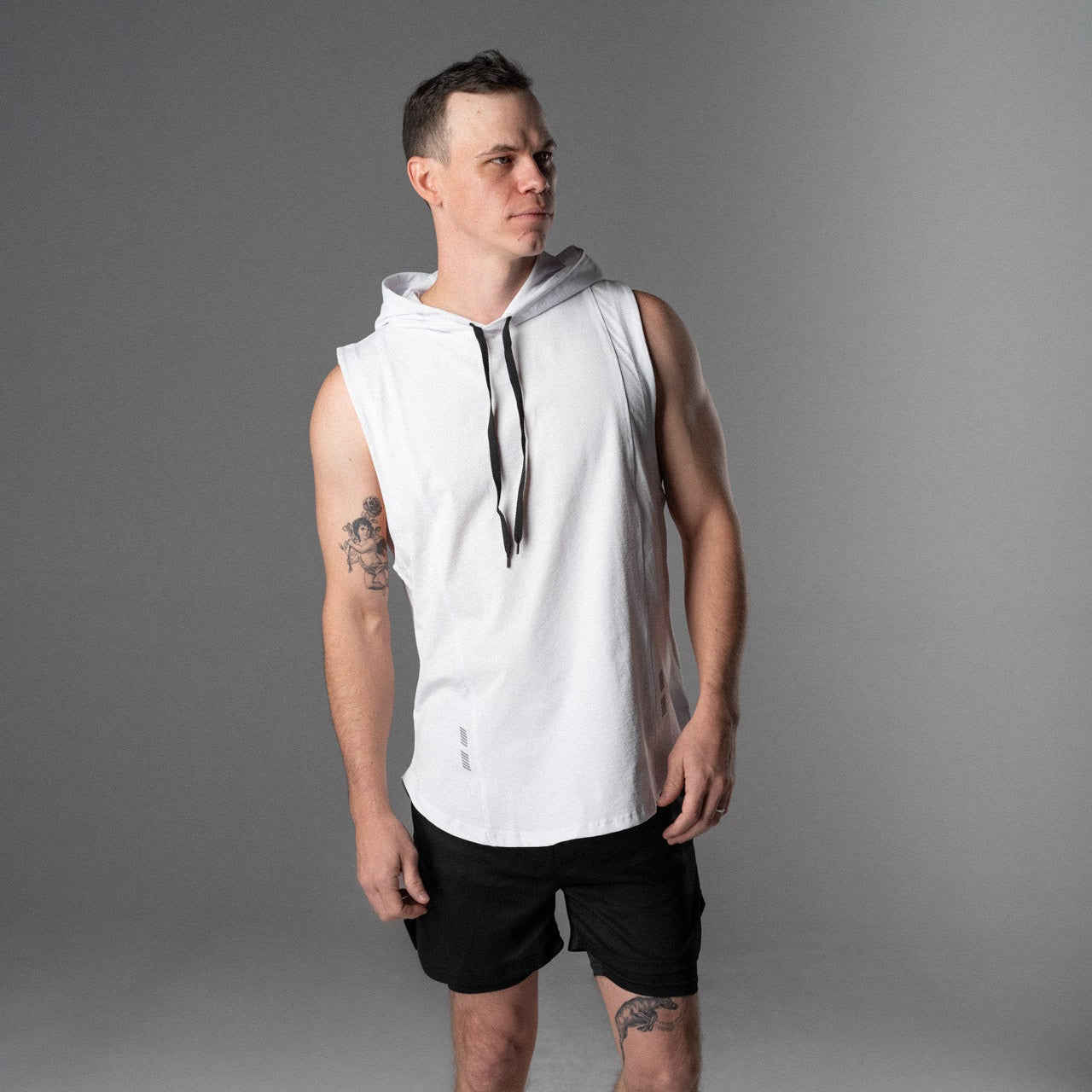 DETERMINED Hooded Sleeveless