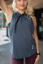 DETERMINED Hooded Sleeveless