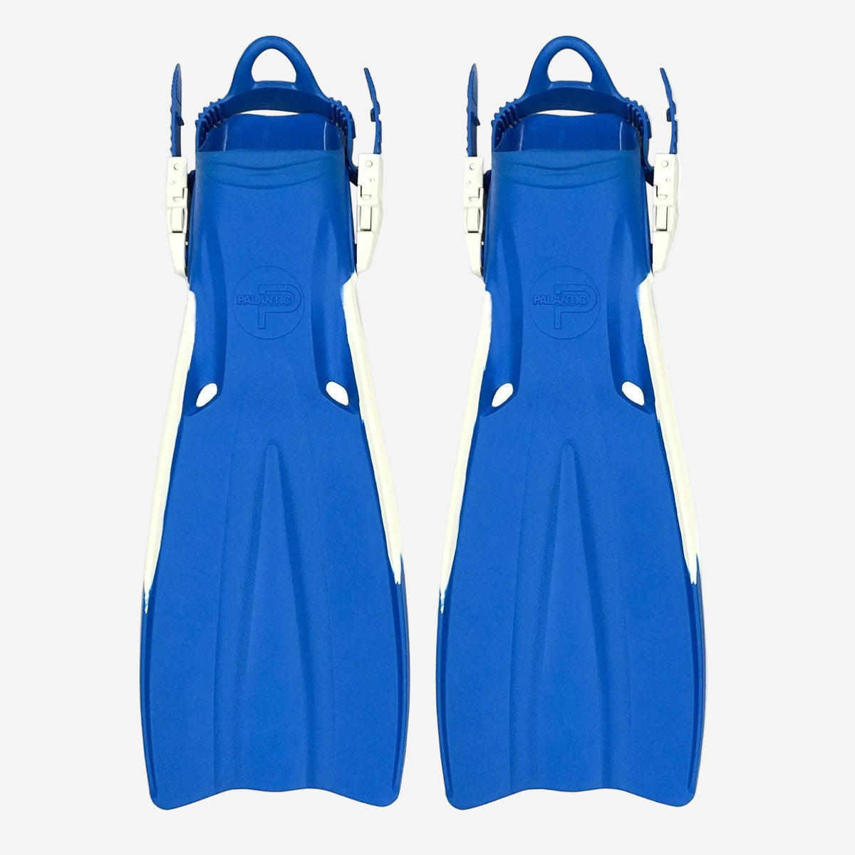 Scuba Choice Palantic Open Heel Rubber Dive Fins with Bag, Blue