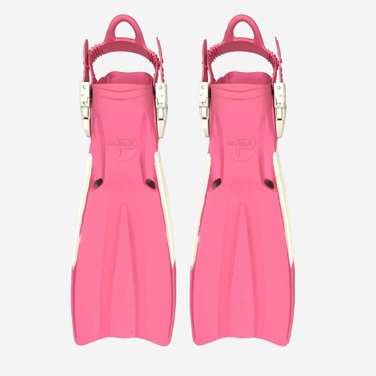 Scuba Choice Palantic Open Heel Rubber Dive Fins with Bag | Pink