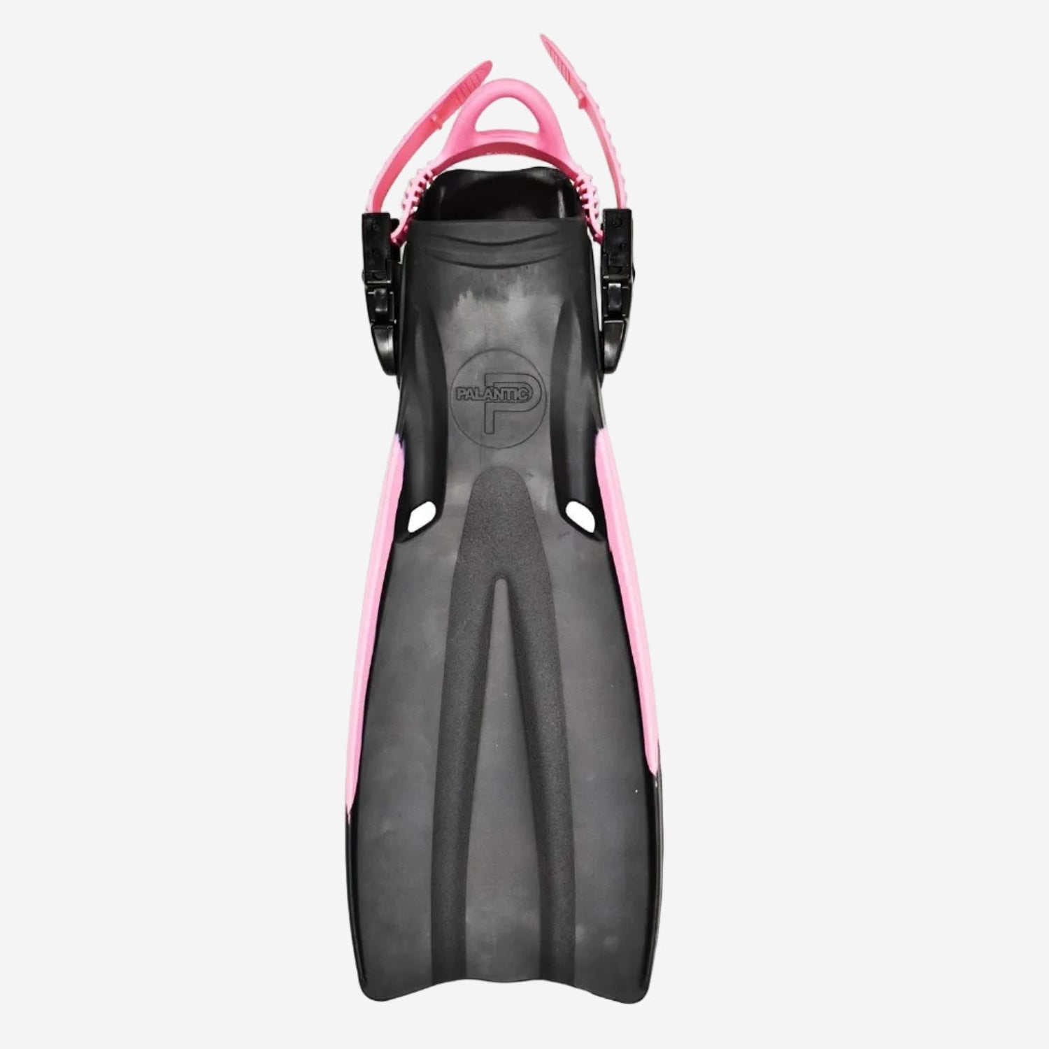 Scuba Choice Palantic Open Heel Rubber Dive Fins with Bag | Black/Pink