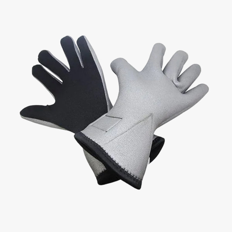 Spearfishing Palantic Black 3mm Neoprene Gloves Extra Warmth Titanium Coating