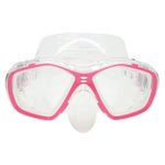 Palantic Pink Jr. Snorkeling Prescription Dive Mask & Dry Snorkel Combo