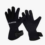 Spearfishing Palantic Black 3mm Neoprene Gloves Extra Warmth Titanium Coating