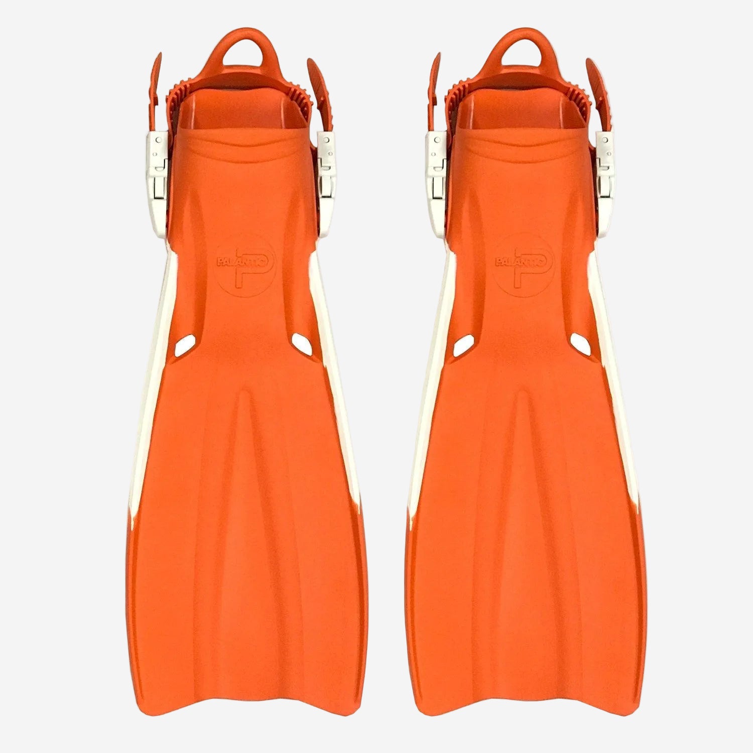 Scuba Choice Palantic Open Heel Rubber Dive Fins with Bag | Orange