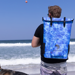 Waterproof Floating Backpack Cooler | Ocean Blue