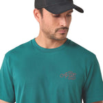 Ariat Men's Short Sleeve Shirt | Cattle Skull Freedom Western Graphic Tee
