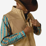Ariat Men's "Vernon" Softshell Vest | Wind-Resistant Stretch Outdoor Vest