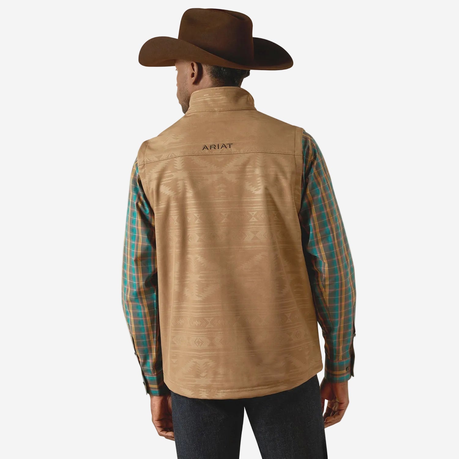 Ariat Men's "Vernon" Softshell Vest | Wind-Resistant Stretch Outdoor Vest