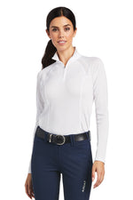 Ariat Womens Sunstopper 2.0 1/4 Zip Long Sleeve Baselayer