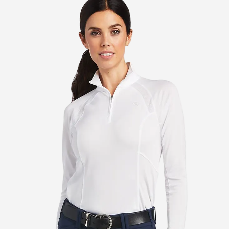 Ariat Womens Sunstopper 2.0 1/4 Zip Long Sleeve Baselayer