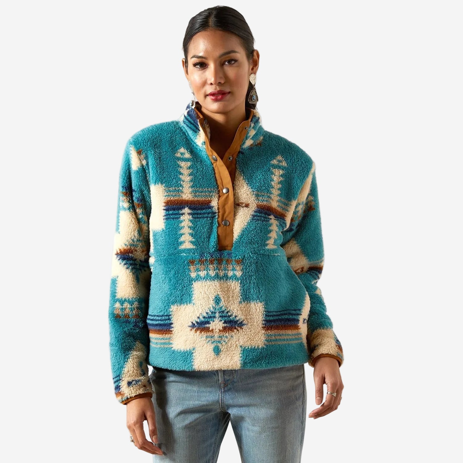 Ariat Women's Berber Snap Front Sweatshirt