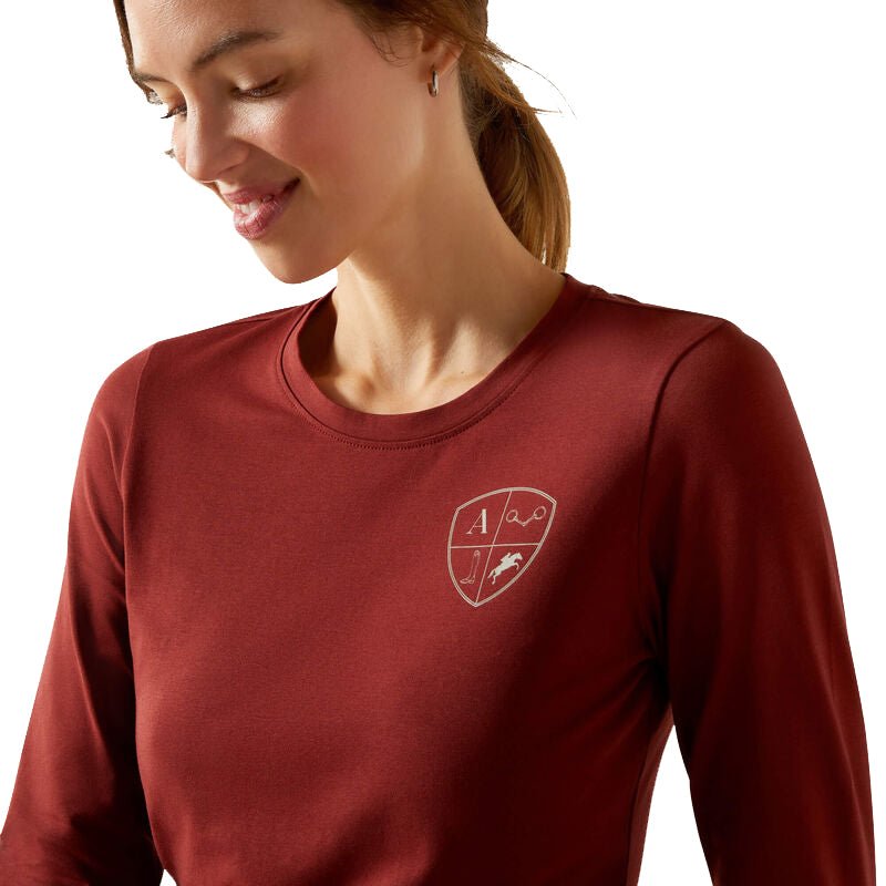 Ariat Women's EQ Icons Long Sleeve Tee | Soft, Comfortable, Stylish Barn Wear