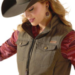 Ariat Womens Grizzly Quilted Vest | Lightweight Insulated Outdoor Vest