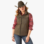 Ariat Womens Grizzly Quilted Vest | Lightweight Insulated Outdoor Vest