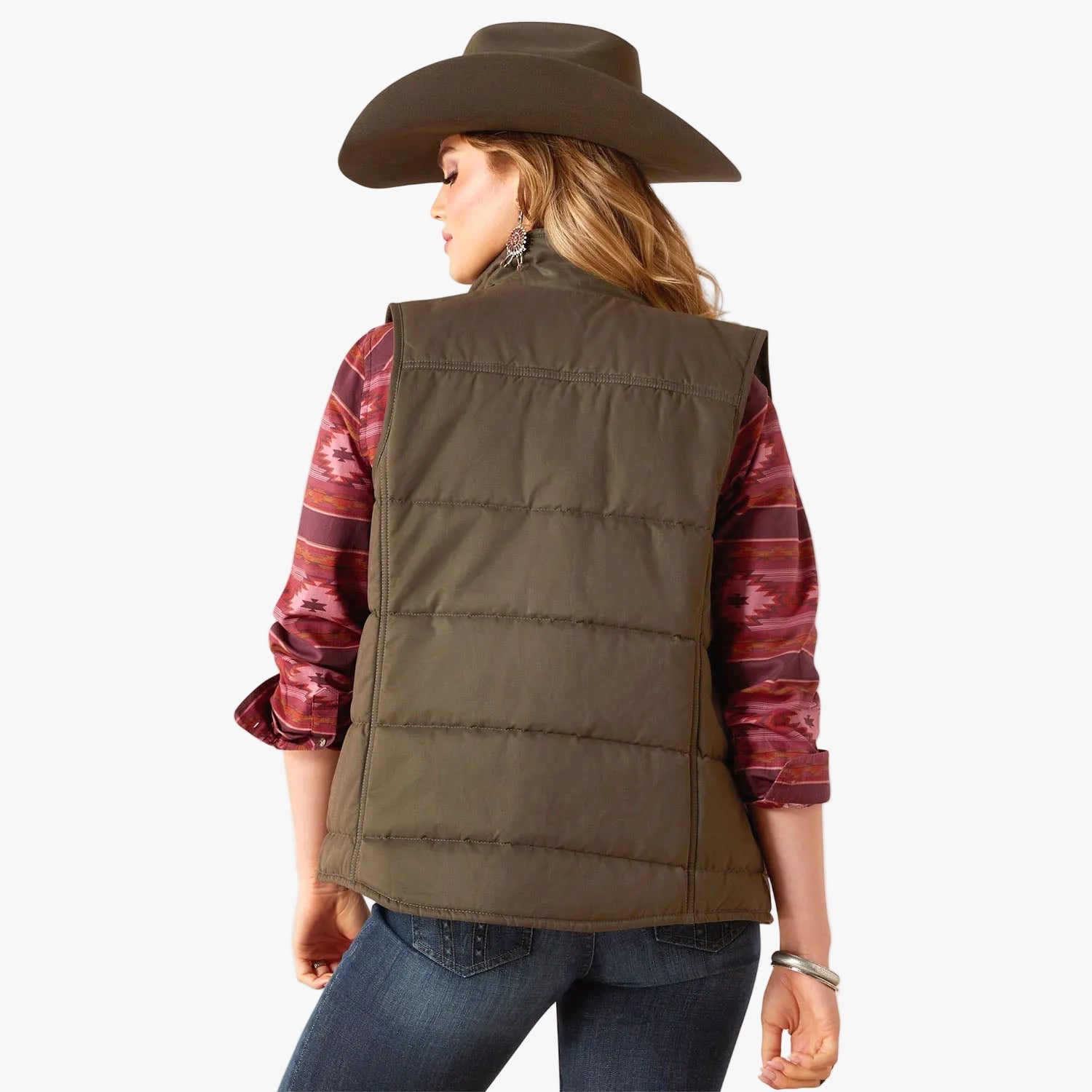 Ariat Womens Grizzly Quilted Vest | Lightweight Insulated Outdoor Vest