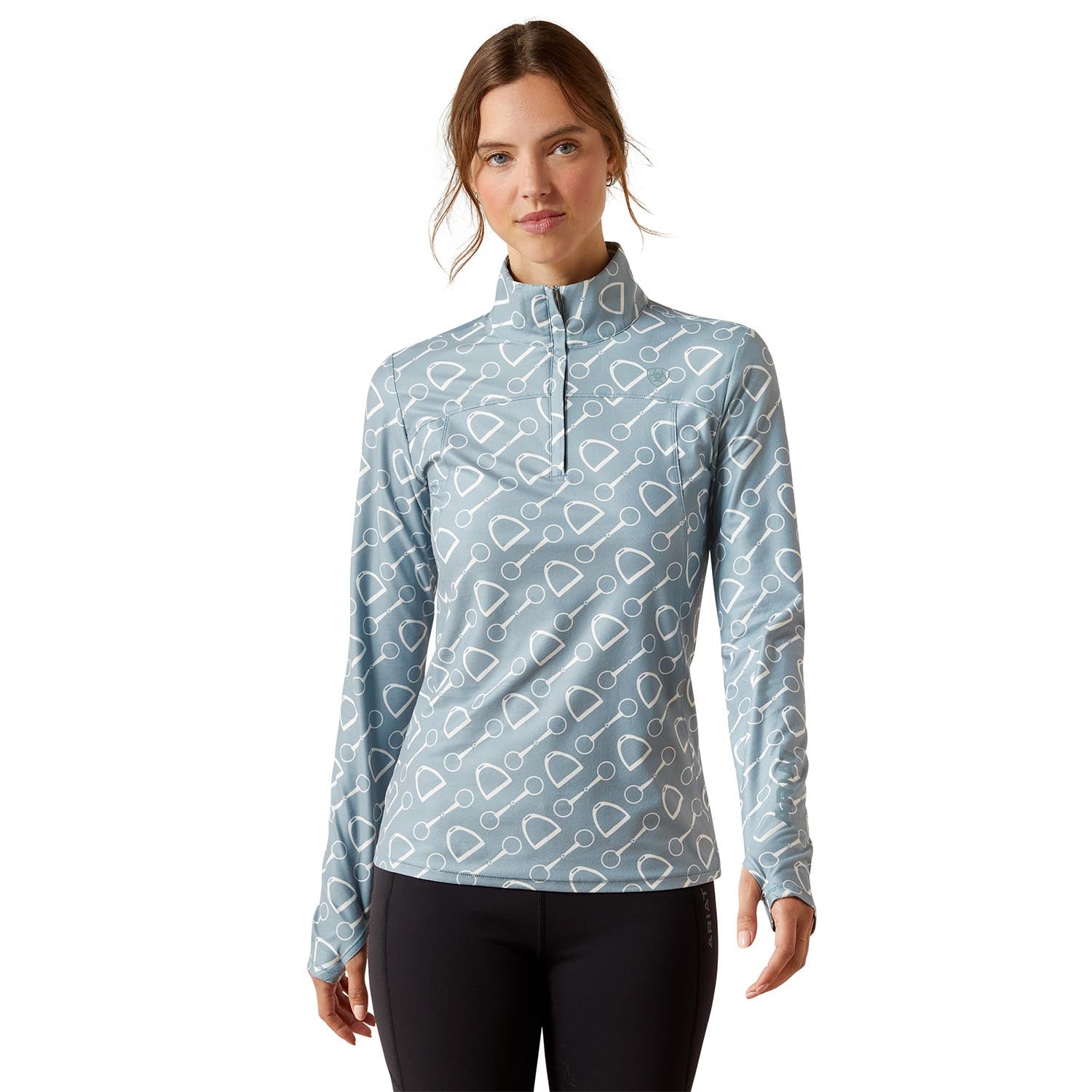 Ariat Women's Lowell 3.0 Long Sleeve 1/4 Zip Baselayer Shirt | Performance Riding Top
