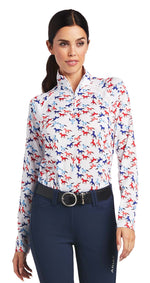 Ariat Womens Sunstopper 2.0 1/4 Zip Long Sleeve Baselayer
