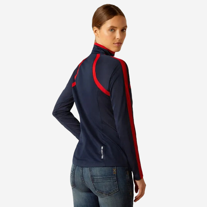 Ariat Women's Sunstopper 3.0 1/4 Zip Baselayer Shirt | High Performance Sun Shirt for Riding