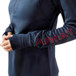 Ariat Women's Team EQ 1/4 Zip Pullover | Lightweight Fleece Riding Pullover