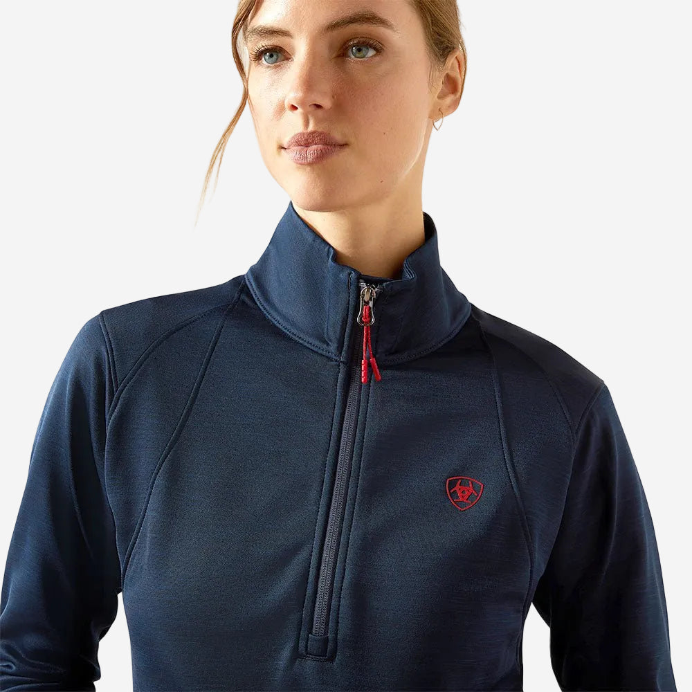 Ariat Women's Team EQ 1/4 Zip Pullover | Lightweight Fleece Riding Pullover