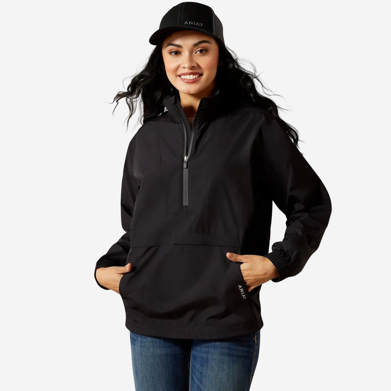 Ariat Women's Whisper Pullover Jacket | Lightweight Water-Repellent Windbreaker