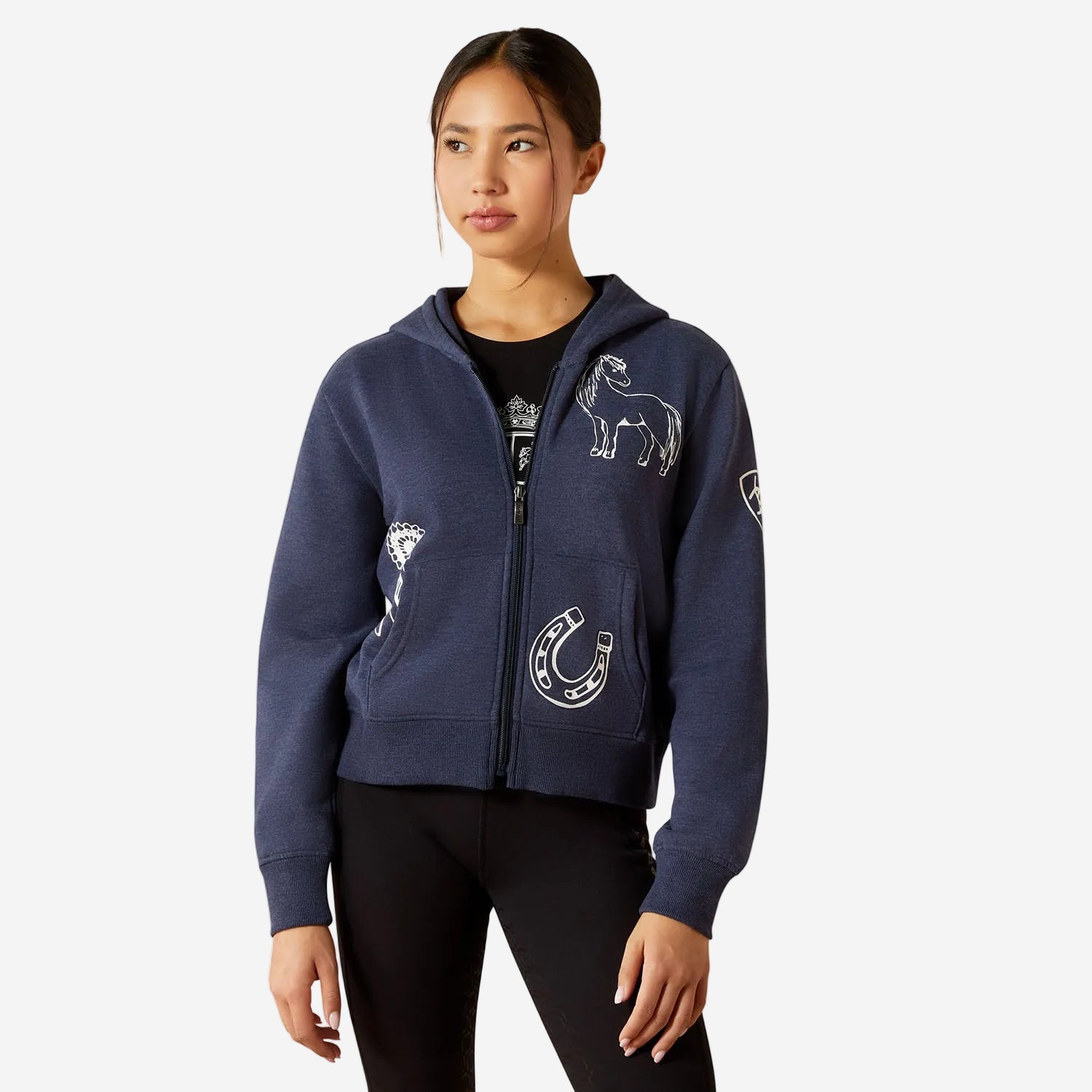 Ariat Youth Spiffy Full Zip Equestrian Hoodie