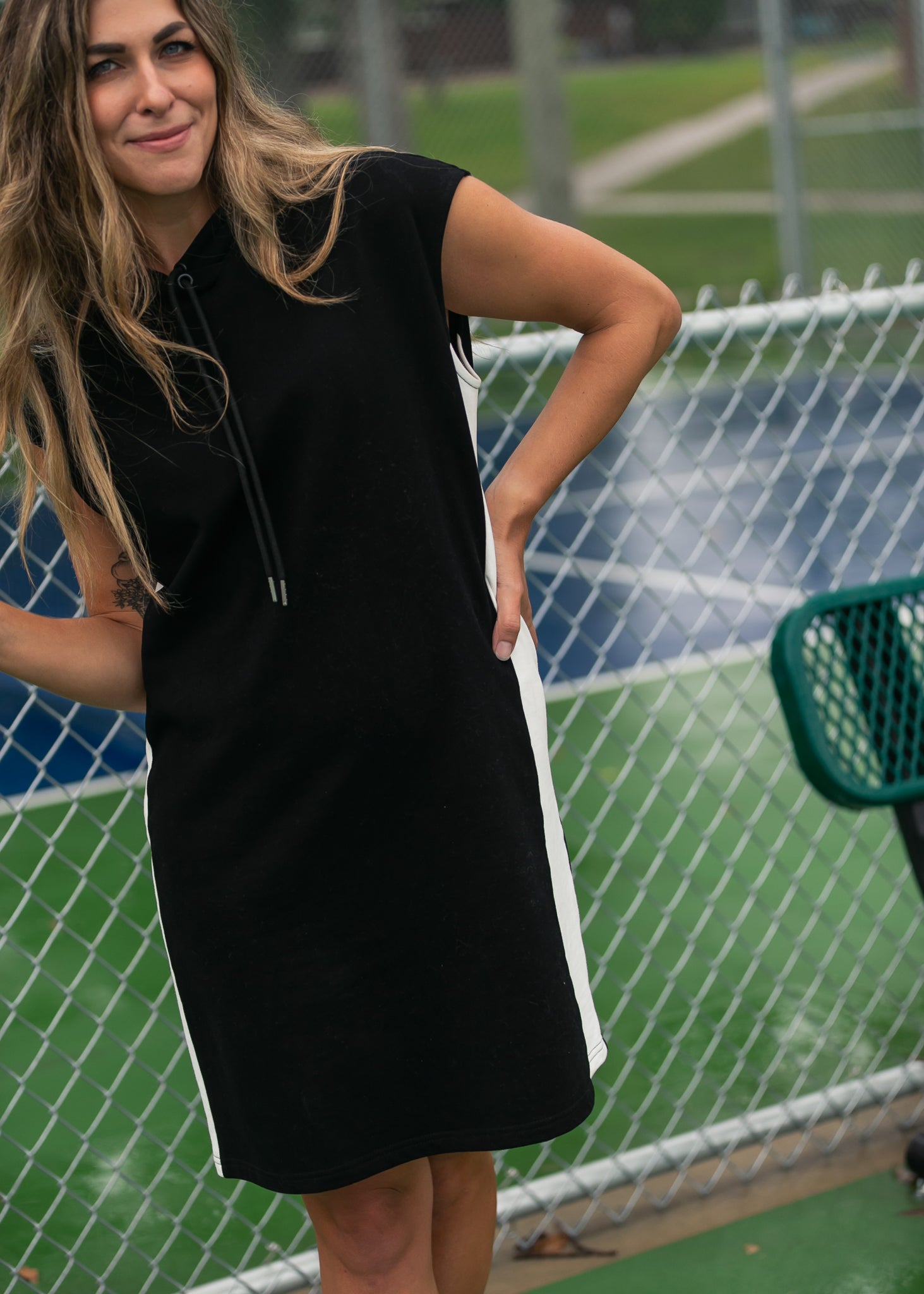 Asher Hooded Sweatshirt Dress | FINAL SALE