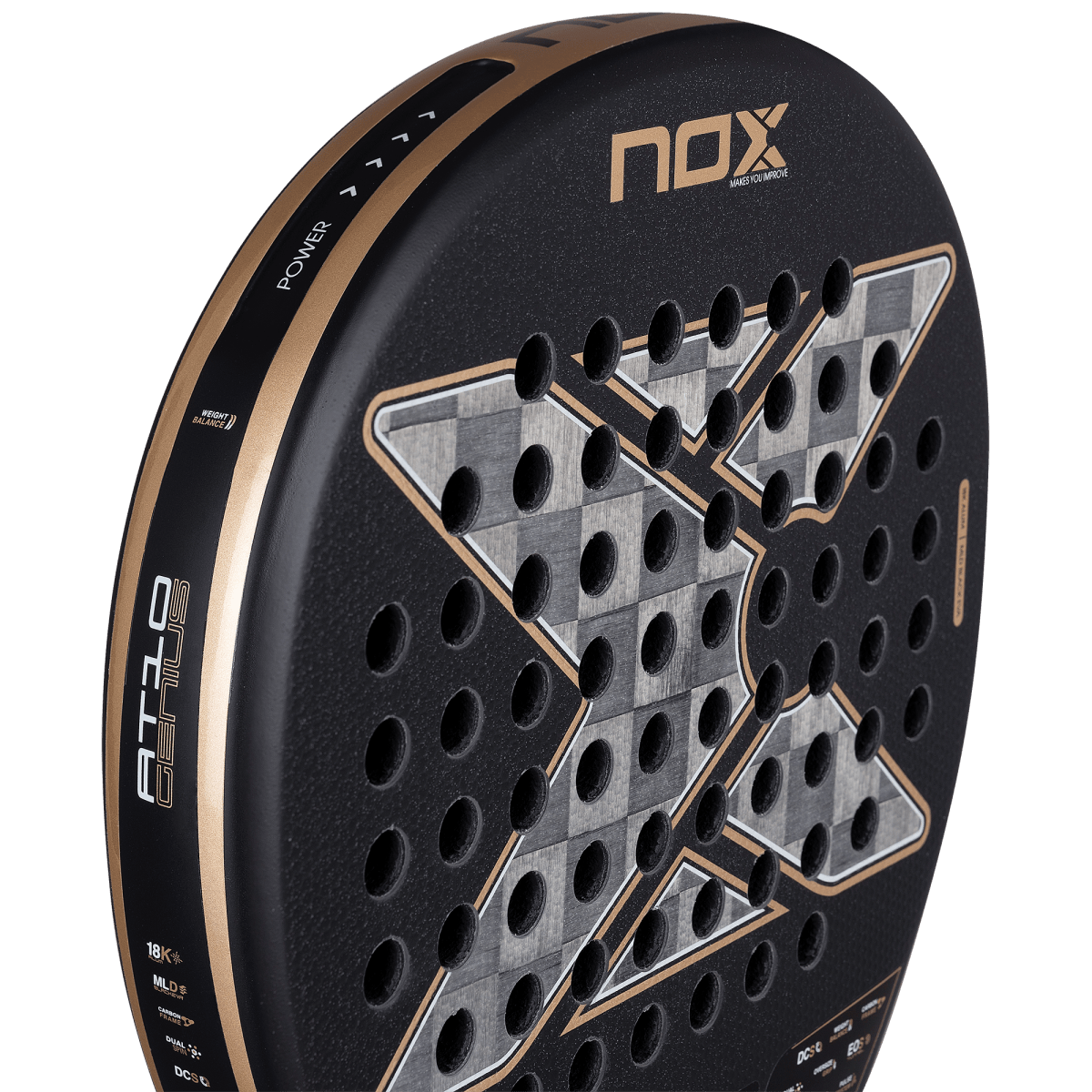 NOX AT10 Genius 18K Alum 2026 Padel Racket