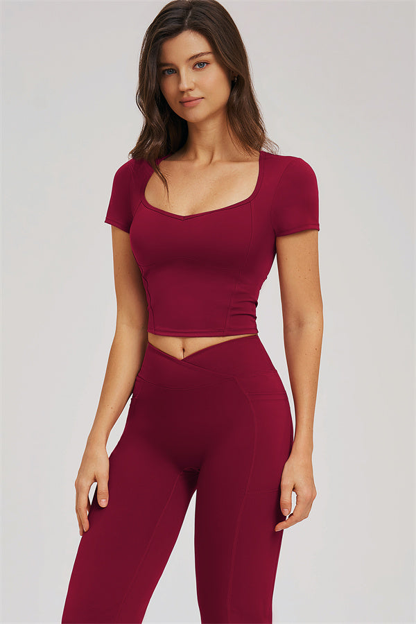 The Sizzle T-Shirt Flared Leggings | 2-Piece Set
