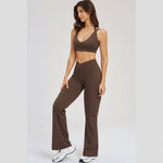 The Sizzle Sports Bra Flared Leggings | 2-Piece Set