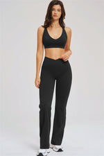 The Sizzle Sports Bra Flared Leggings | 2-Piece Set