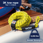 WOW Watersports 3K 60 Ft Tow Rope