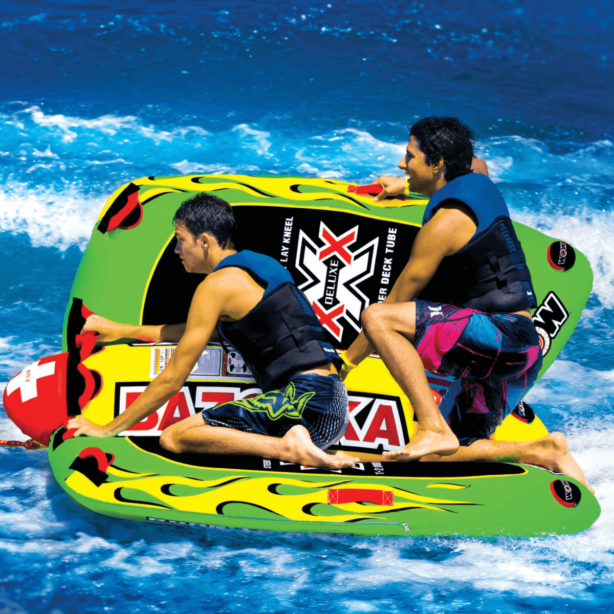 WOW Watersports Big Bazooka 4 Person Towable with Optional Steering Capability