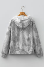 Maya Print Oversized Sporty Hoodie