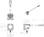Baja Designs S1 LED Pod Pair | Compact Off-Road Lights