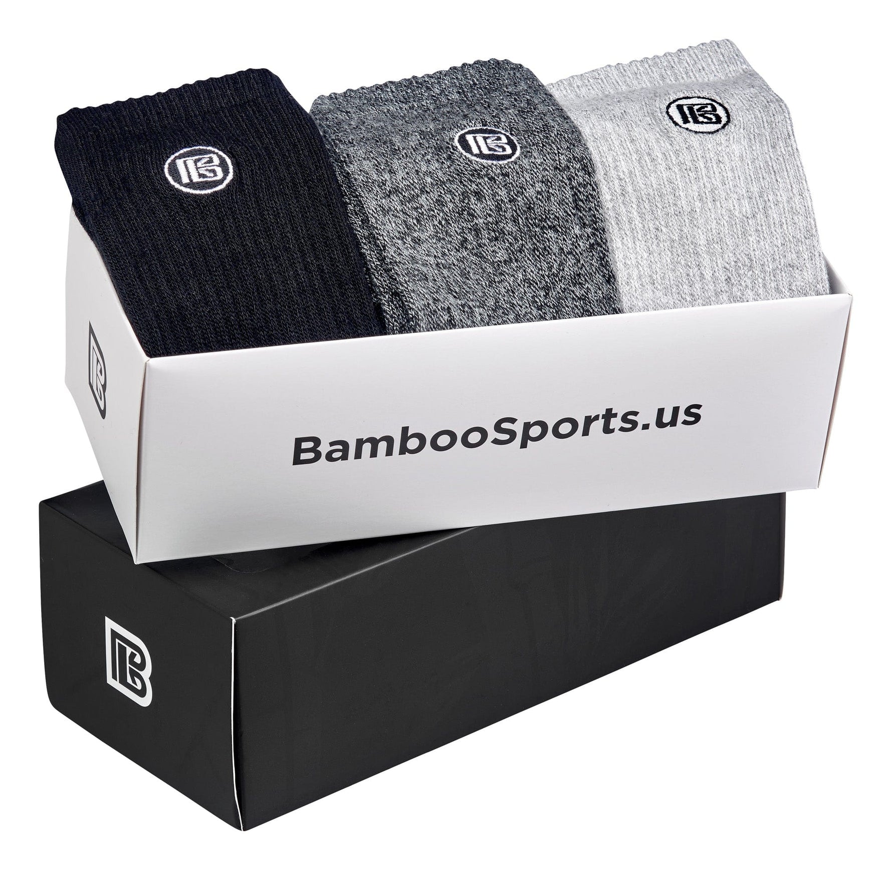 Premium Bamboo Rayon Crew Socks | 3/6-Pack