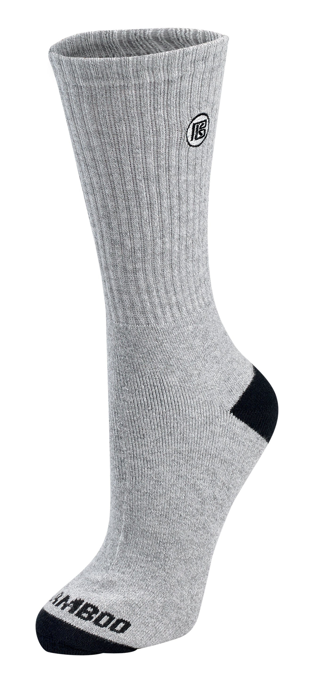 Premium Bamboo Rayon Crew Socks | 3/6-Pack