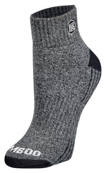 Premium Bamboo Rayon Quarter High Crew Socks | 3/6-Pack
