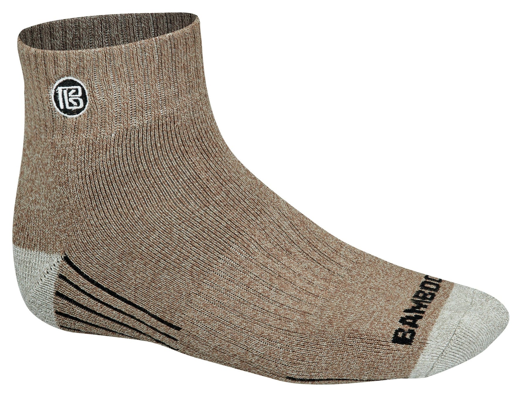 Premium Bamboo Rayon Quarter High Crew Socks | 3/6-Pack
