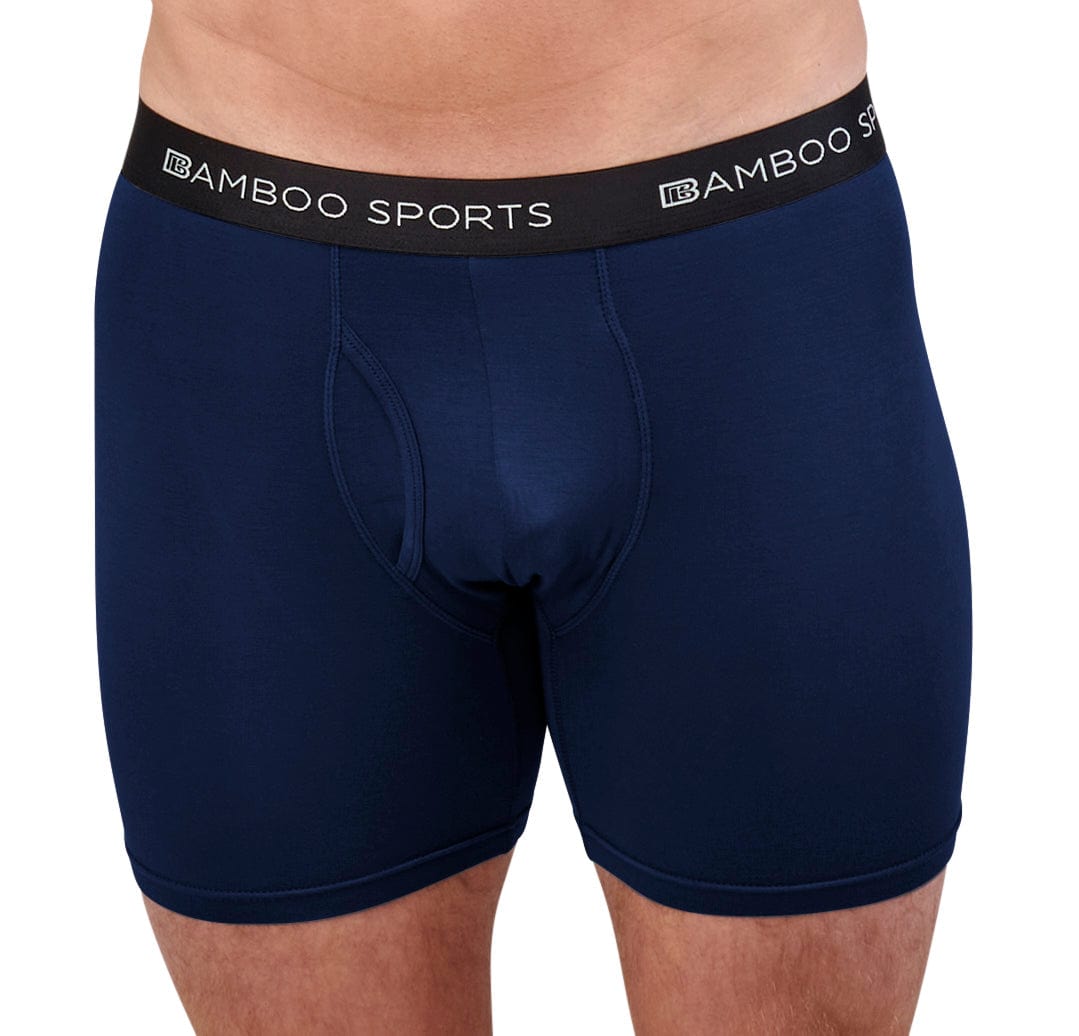 Men's 4" Inseam Bamboo Rayon Boxer Briefs | 4-Pack