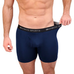 Men's 4" Inseam Bamboo Rayon Boxer Briefs | 4-Pack