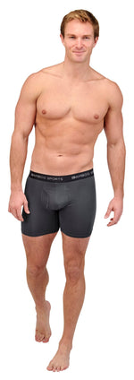 Men's 4" Inseam Bamboo Rayon Boxer Briefs | 4-Pack