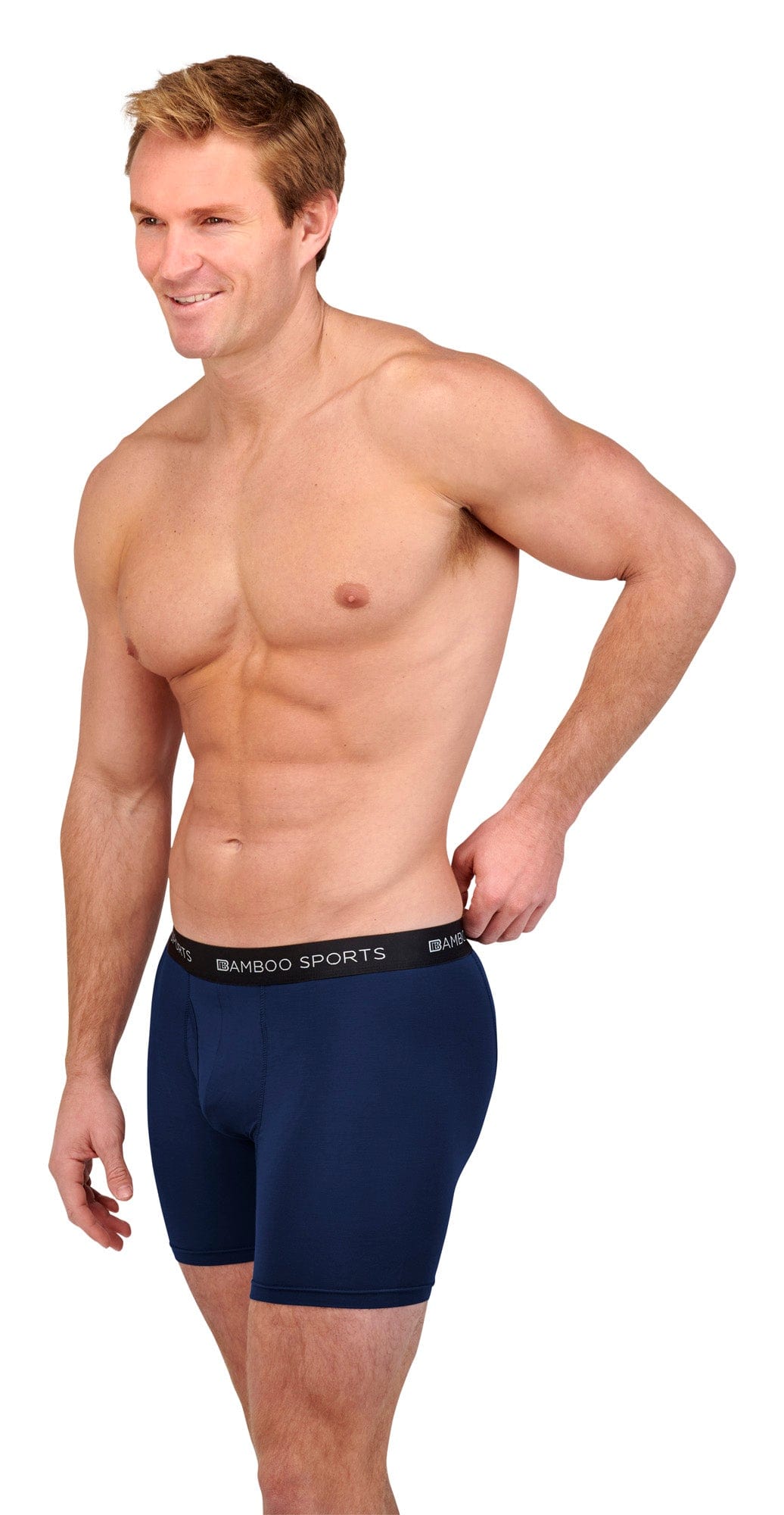 Men's 4" Inseam Bamboo Rayon Boxer Briefs | 4-Pack