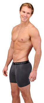 Men's 4" Inseam Bamboo Rayon Boxer Briefs | 4-Pack